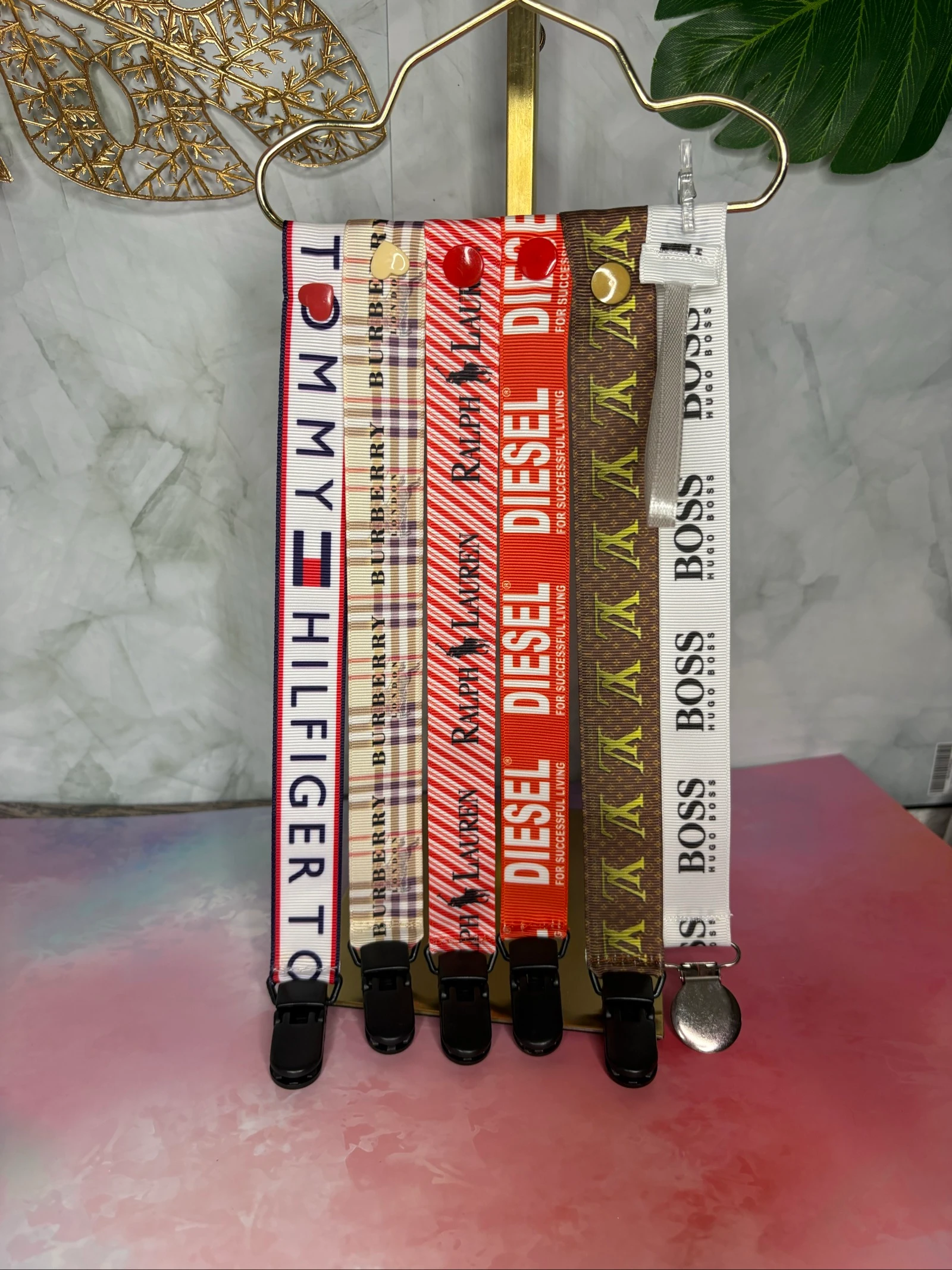 Personalizable pacifier clip – Several designs available – photo 3